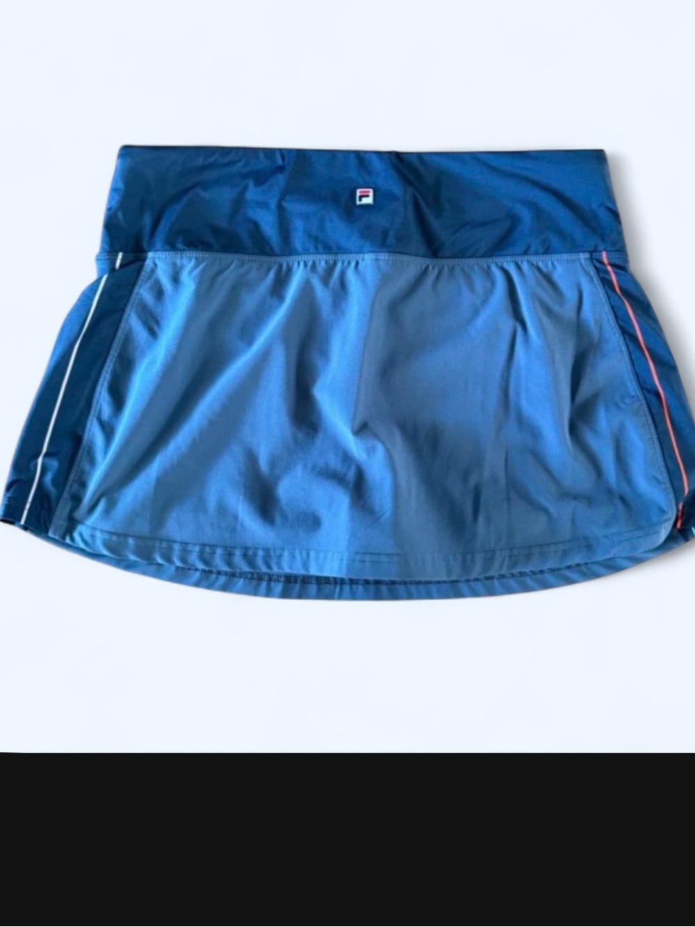 Fila Navy Athletic Skort with Logo Tag